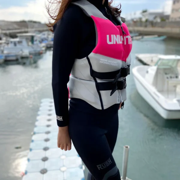 UNLIMITED RUSH UV2201 Life Jacket Watercraft Jet Ski Neoprene Small Boat Special Men's JCI Preliminary Inspection Life Jacket