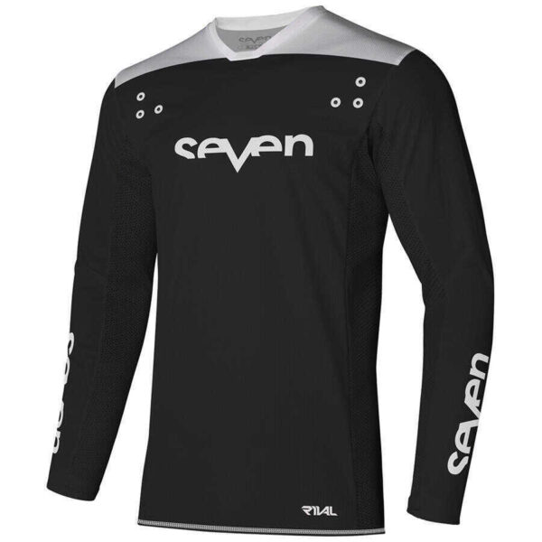 Maillot cross Seven RIVAL STAPLE 2024 - Noir